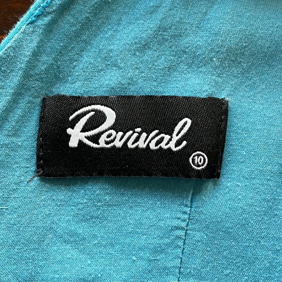 Retro 50s style cotton sundress WITH POCKETS! Size AU10 - Picture 5 of 6